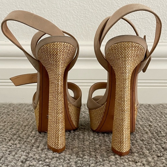 Schutz Platform Sandals. - Picture 5 of 6